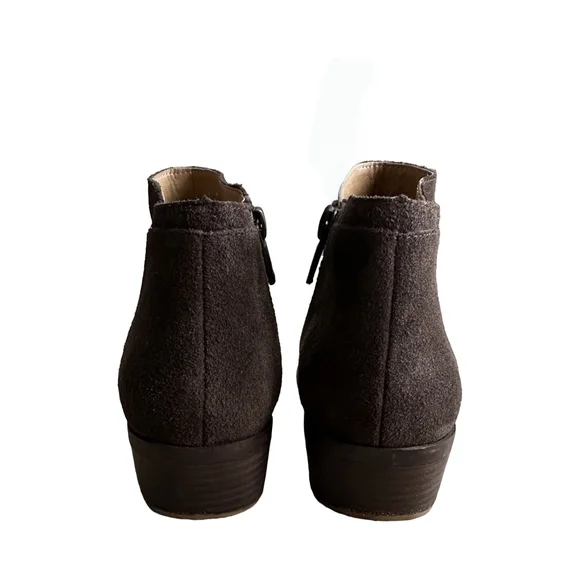 Women's Lucky Brand Brown Suede Ankle Boots & Booties Size 7.5 - Picture 2 of 8